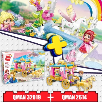 QMAN Lányos építőjáték csomag