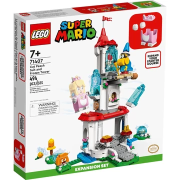 Termékkép a dobozról - LEGO® 71407 Peach macskajelmez és befagyott torony kiegészítő szett