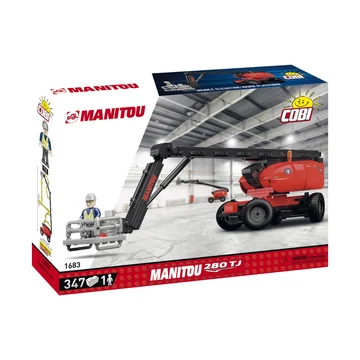 Termékkép a dobozról -COBI-1683 – Manitou 280 TJ munkagép – 100% kompatibilis minden más kedvelt márkával