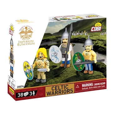 Termékkép a dobozról - COBI 20074 - Kelta harcosok minifigurák - 100% kompatibilis minden más kedvelt márkával