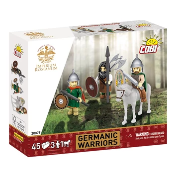 Termékkép a dobozról - COBI 20075 - Germán harcosok minifigurák - 100% kompatibilis minden más kedvelt márkával