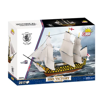 Termékkép a dobozról - COBI 20096 - HMS Victory hadihajó építőjáték - 100% kompatibilis minden más kedvelt márkával