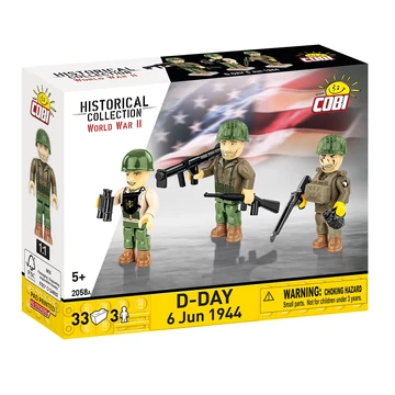 Termékkép a dobozról -COBI-2058 - D-nap 1944. június 6. Figurakészlet - 100% kompatibilis minden más kedvelt márkával
