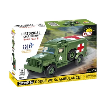 Termékkép a dobozról -COBI-2257 – Dodge WC-54 Mentőautó – 100% kompatibilis minden más kedvelt márkával