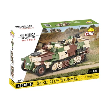 Termékkép a dobozról -COBI-2283 – Sd.KFZ. 251/9 "STUMMEL" – 100% kompatibilis minden más kedvelt márkával