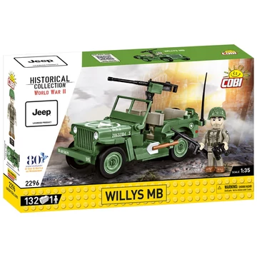 Termékkép a dobozról -COBI-2296 – Willys MB – 100% kompatibilis minden más kedvelt márkával