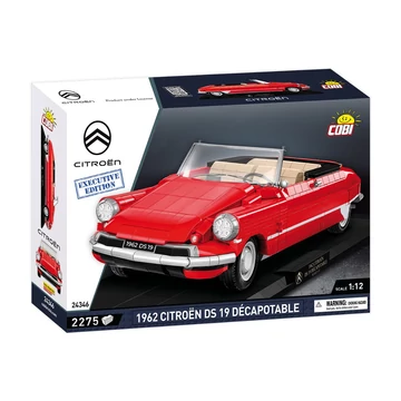 Termékkép a dobozról -COBI-24346 – 1962 Citroën DS 19 Décapotable – Executive Edition – 100% kompatibilis minden más kedvelt márkával