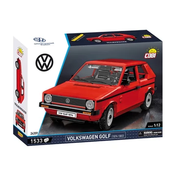 Termékkép a dobozról -COBI-24359 – Volkswagen Golf (1974–1983) – 100% kompatibilis minden más kedvelt márkával