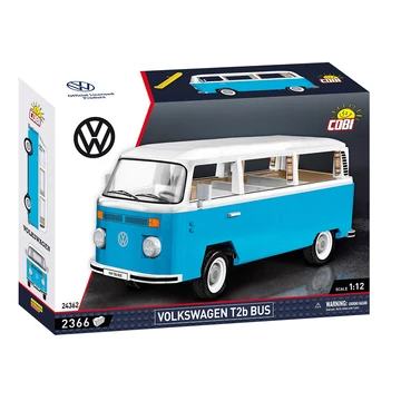 Termékkép a dobozról - COBI 24362 - Volkswagen T2b Bus - klasszikus mikrobusz modell