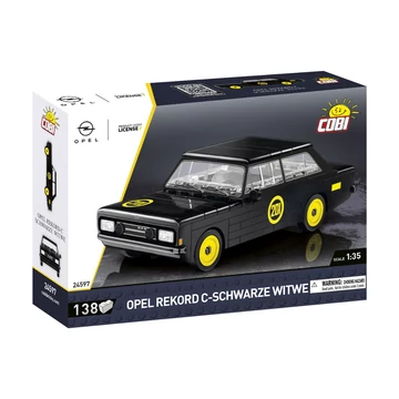 Termékkép a dobozról -COBI-24597 – Opel Rekord C – Fekete Özvegy – 100% kompatibilis minden más kedvelt márkával