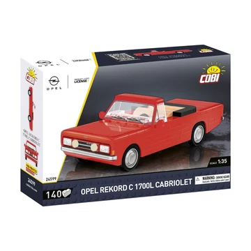 Termékkép a dobozról -COBI-24599 – Opel Rekord C 1700 L Kabrió – 100% kompatibilis minden más kedvelt márkával