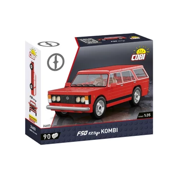 Termékkép a dobozról -COBI-24603 – FSO 125p Kombi – 100% kompatibilis minden más kedvelt márkával