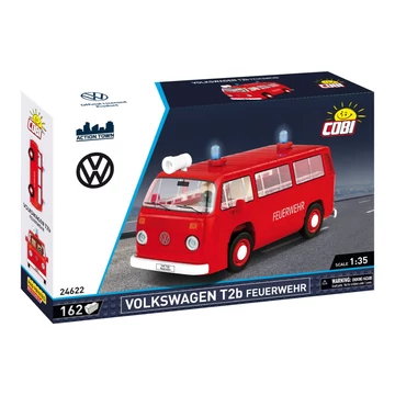 Termékkép a dobozról -COBI-24622 – Volkswagen T2b tűzoltóautó – 100% kompatibilis minden más kedvelt márkával