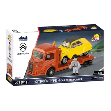 Termékkép a dobozról - COBI 24627 - Citroën Type H Holidays - fagylaltos food truck diorámával