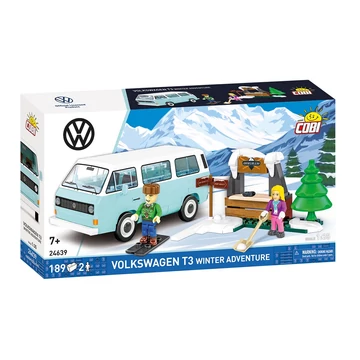 Termékkép a dobozról - COBI 24639 - Volkswagen T3 lakóautó téli kaland