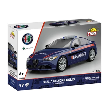 Termékkép a dobozról - COBI - 24654 - Alfa Romeo Giulia Quadrifoglio (zöld) - 100% kompatibilis minden más kedvelt márkával