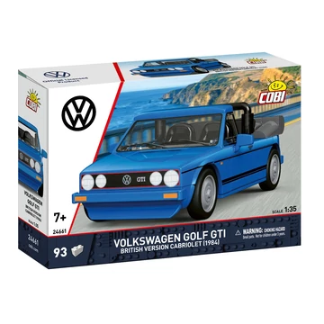 Termékkép a dobozról - COBI 24661 - Volkswagen Golf GTI British Version Cabrio (1984)) - 100% kompatibilis minden más kedvelt márkával