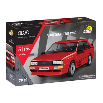 Termékkép a dobozról - COBI 24664 - Audi quattro (1980) - 100% kompatibilis minden más kedvelt márkával