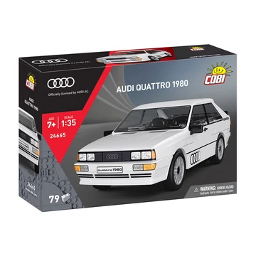 Termékkép a dobozról - COBI 24665 - Audi quattro (1980) - 100% kompatibilis minden más kedvelt márkával