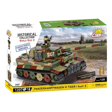 Termékkép a dobozról -COBI-2587 – Panzerkampfwagen VI Tiger I Ausf. E – 100% kompatibilis minden más kedvelt márkával