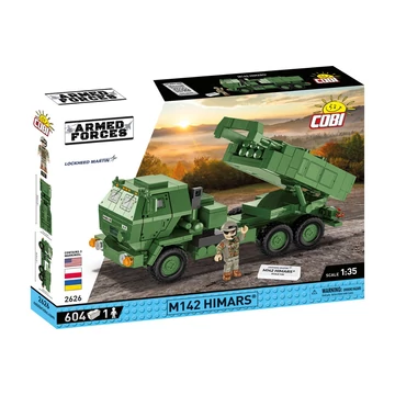 Termékkép a dobozról -COBI-2626 – M142 HIMARS – Rakéta-sorozatvető – 100% kompatibilis minden más kedvelt márkával