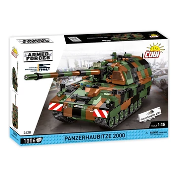 Termékkép a dobozról -COBI-2628 – Panzerhaubitze 2000 – Német önjáró löveg – 100% kompatibilis minden más kedvelt márkával