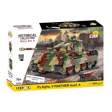 Termékkép a dobozról -COBI-2654 – Pz.Kpfw. V Panther Ausf. A közepes harckocsi – 100% kompatibilis minden más kedvelt márkával