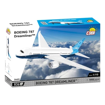 Termékkép a dobozról -COBI-26603 - Boeing 787 Dreamliner - 100% kompatibilis minden más kedvelt márkával