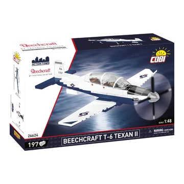 Termékkép a dobozról -COBI-26624 – Beechcraft T-6 Texan II (USAF) – 100% kompatibilis minden más kedvelt márkával
