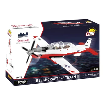 Termékkép a dobozról -COBI-26625 – Beechcraft T-6 Texan II (Navy) – 100% kompatibilis minden más kedvelt márkával
