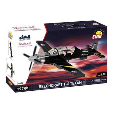 Termékkép a dobozról -COBI-26626 – Beechcraft T-6 Texan II (RAF) – 100% kompatibilis minden más kedvelt márkával