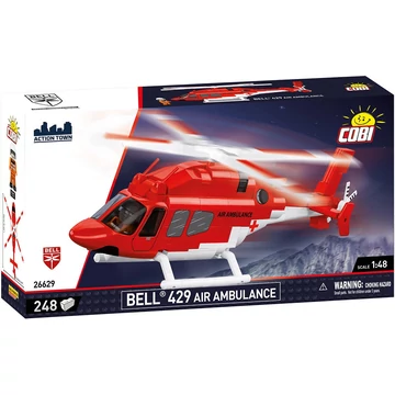 Termékkép a dobozról -COBI-26629 – Bell 429 – Légi mentő – 100% kompatibilis minden más kedvelt márkával