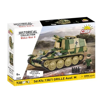 Termékkép a dobozról - COBI 2665 - Sd.Kfz. 138/1 Grille Ausf. M - második világháborús önjáró löveg
