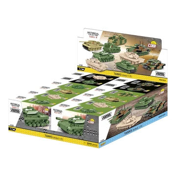 Termékkép a dobozról - COBI 3109 - Tanks 1:72 CDU Display - 12 db-os harckocsi bemutatócsomag