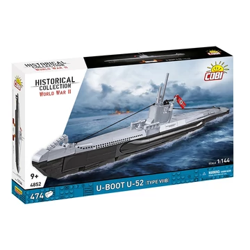 Termékkép a dobozról - COBI 4852 - U-Boot U-52 (Type VIIB) német tengeralattjáró 