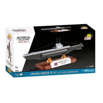 Termékkép a dobozról - COBI 4861 - HNoMS Uredd (P-41) U-class submarine - norvég tengeralattjáró model
