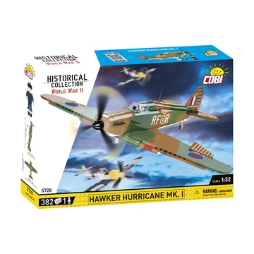 Termékkép a dobozról - COBI 5728 - Hawker Hurricane Mk.I vadászrepülő 