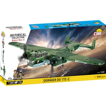 Termékkép a dobozról -COBI-5754 – Dornier Do 17Z-2 – német könnyű bombázó – 100% kompatibilis minden más kedvelt márkával