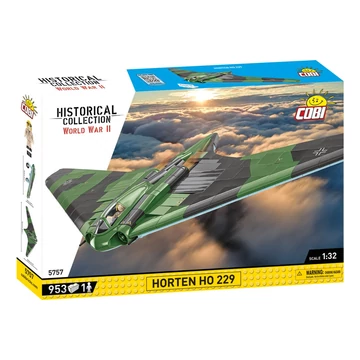 Termékkép a dobozról -COBI-5757 – Horten Ho 229 – német sugárhajtású bombázó – 100% kompatibilis minden más kedvelt márkával