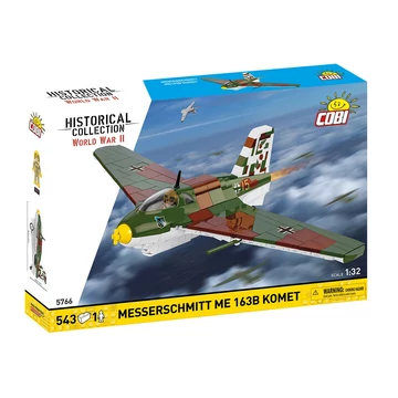Termékkép a dobozról - COBI 5766 - Messerschmitt Me 163B „Komet” - német rakétahajtású vadászrepülő