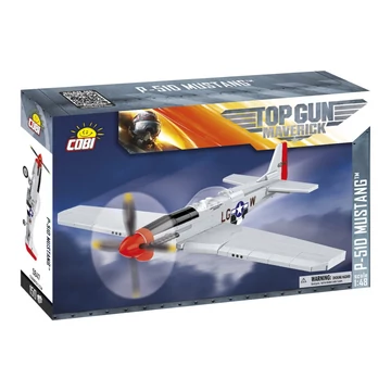 Termékkép a dobozról - COBI 5847 - P-51D Mustang vadászrepülőgép mini építőjáték