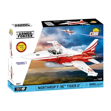 Termékkép a dobozról -COBI-5857 – Northrop F-5E Tiger II – Könnyű vadászgép – 100% kompatibilis minden más kedvelt márkával