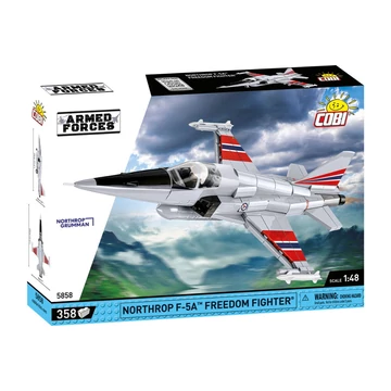 Termékkép a dobozról -COBI-5858 – Northrop F-5A Freedom Fighter – Vadászgép – 100% kompatibilis minden más kedvelt márkával