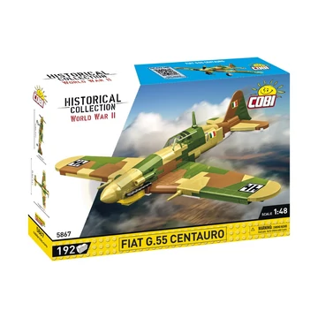 Termékkép a dobozról -COBI-5867 - Fiat G.55 Centauro olasz vadászgép – 100% kompatibilis minden más kedvelt márkával