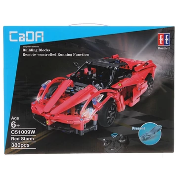 Termékkép a dobozról - CaDA® C51009W - Red Storm piros sportkocsi