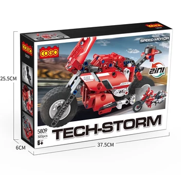 Termékkép a dobozról - COGO® 5809 2 az 1-ben Motorbiciklik
