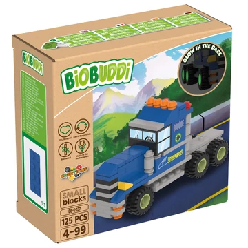Termékkép a dobozról - BiOBUDDi® BB-2037 | bio építőjáték | Csőrös kamion