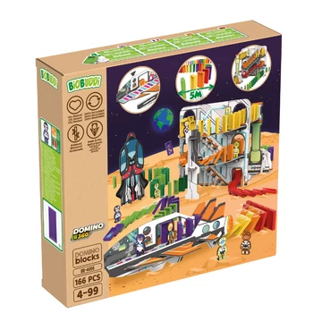 Termékkép a dobozról - BiOBUDDi® BB-4006 | bio építőjáték | Dominó űr