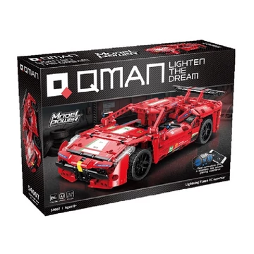 Termékkép a dobozról - QMAN® 54007 - Lightning Flame piros versenyautó