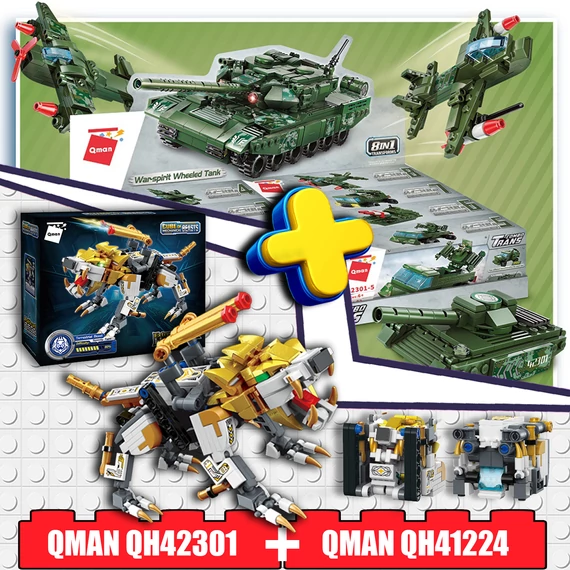 QMAN Fiús építőjáték csomag 